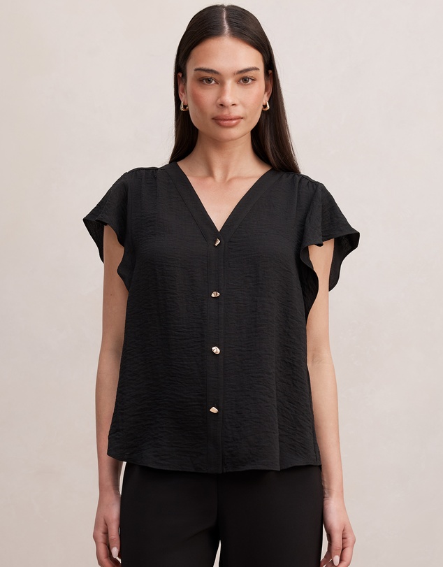 Forever New - Cecilia Flutter Sleeves Blouse