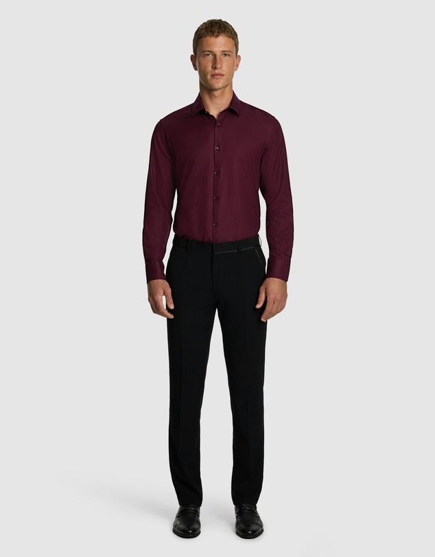 yd. - Monaco Pure Cotton Textured Dress Shirt