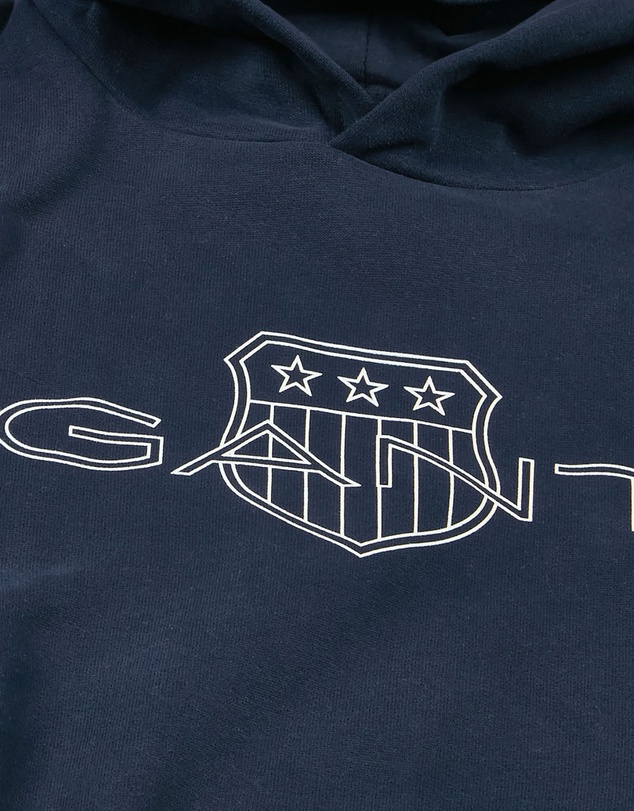 Gant - Teens Contrast Shield Hoodie