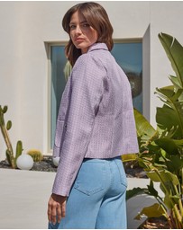 Sosandar - Boucle Collared Jacket