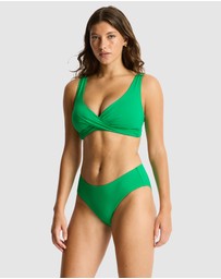 Sea Level Australia - Essentials Edit Cross Front Multifit Bra Top