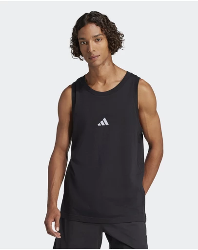 adidas Sportswear - Essentials Small Logo Tank Top Mens