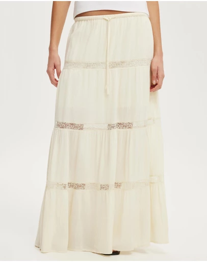 Cotton On - Haven Multi Tiered Maxi Skirt