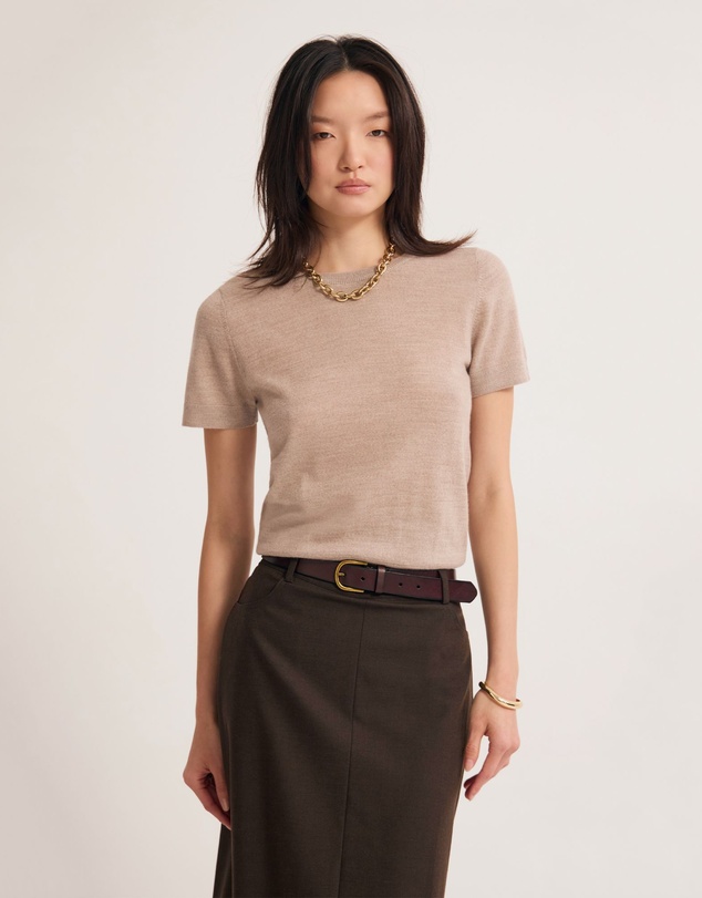 Oxford - Grace Short Sleeve Merino Knit