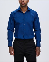 Van Heusen - Euro Tailored Fit Shirt Solid Poplin