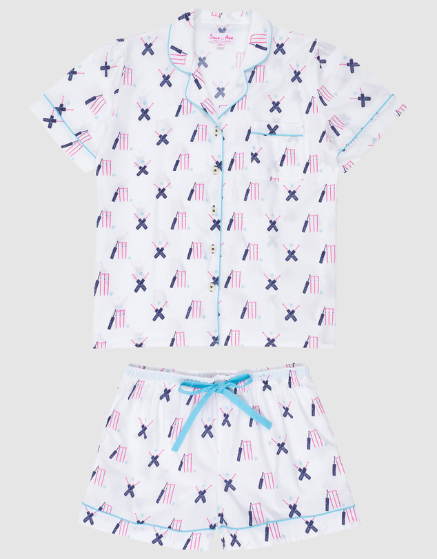 Sant And Abel - Women's Cricket Pink Short PJ Set