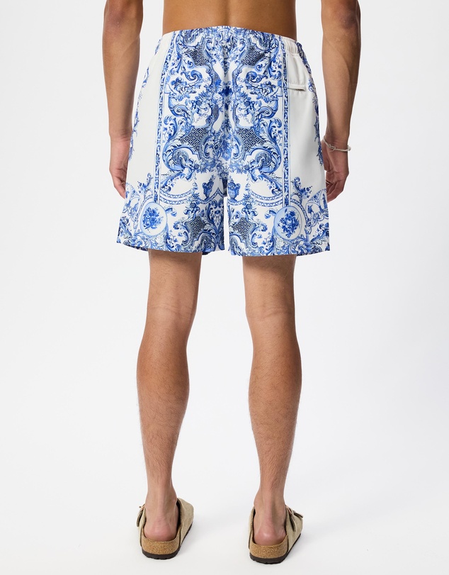 Camilla - Mid Length Boardshort With Elastic Waist