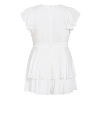 City Chic - Sunny Frill Playsuit