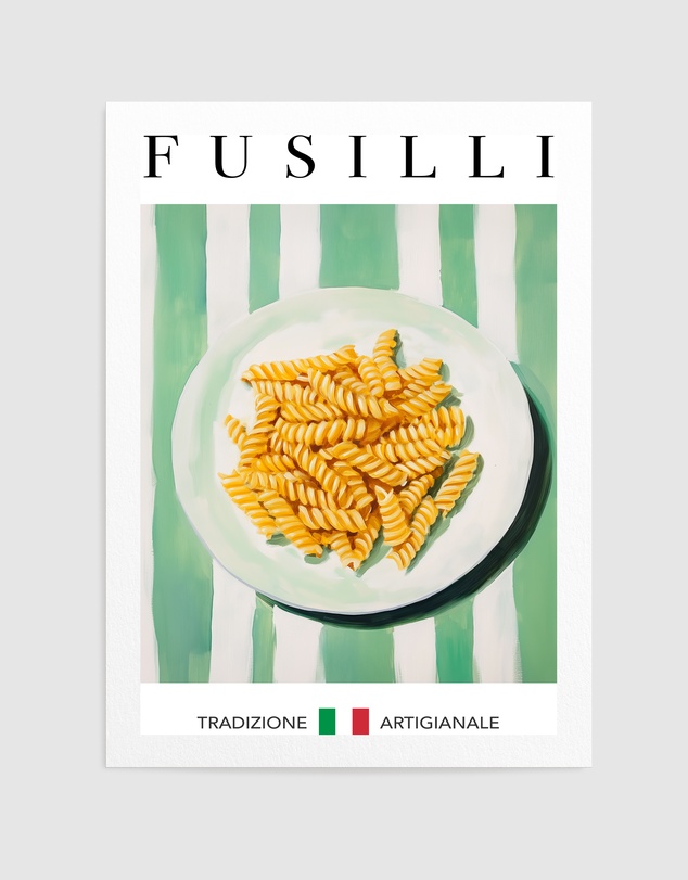 Olive et Oriel - Fusilli by Andreas Magnusson Art Print