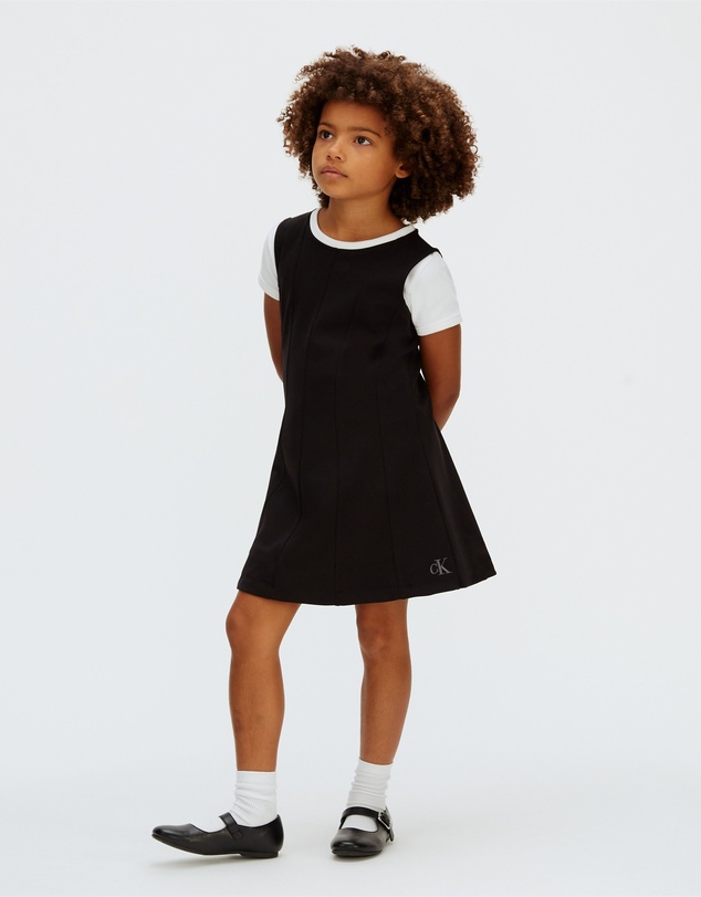 Calvin Klein Jeans - Girls Seamed Punto Milano Dress