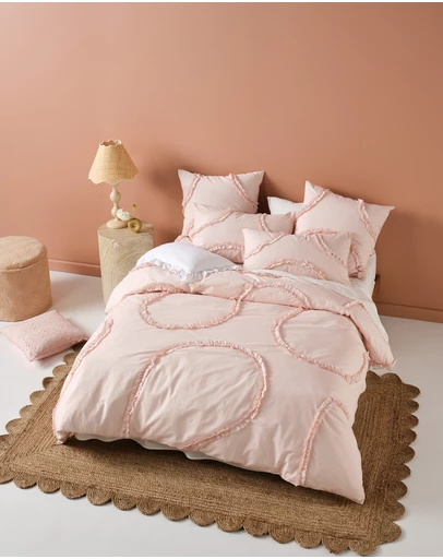 Linen House - Gianna Pink Quilt Cover Set