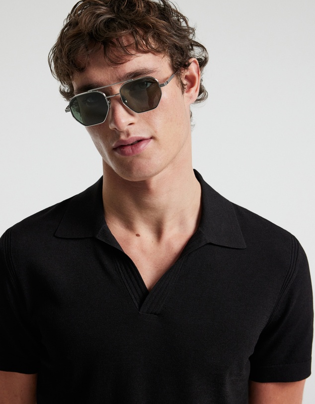 Calibre - Tech Shoulder Trim Polo Black