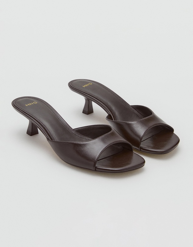 M.N.G - Kitten Heel Sandals