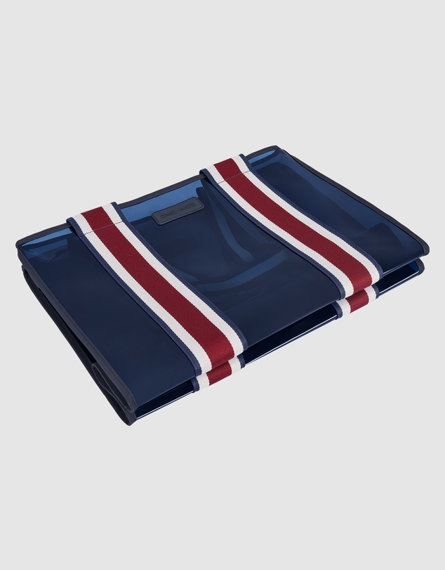 Case-Mate - Case-Mate Navy Rugby Stripe Tote w/ Phone Pouch
