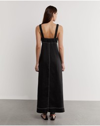 Jag - Sara Linen Midi Dress