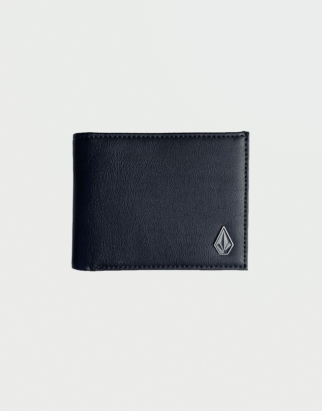 Volcom - Mens Slim Stone Faux Leather Wallet
