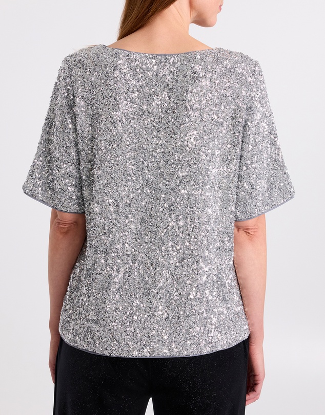 David Lawrence - Phylis Boxy Sequin Tee