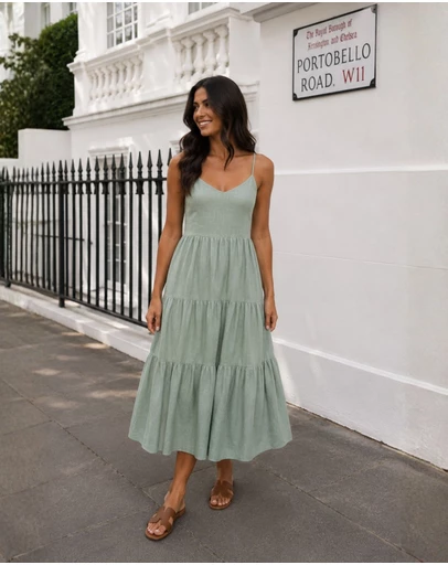 Esther & Co - Sonya Dress - Khaki
