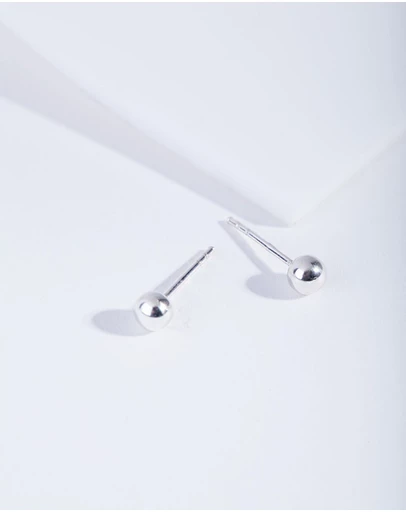 Lovisa - Sterling Silver Mini Ball Stud Earrings