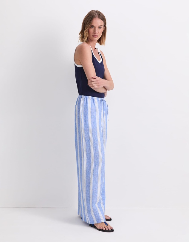 Sportscraft - Ariana Stripe Linen Pant