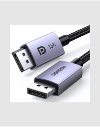 Ugreen - UGREEN DisplayPort 2.1 Cable 3.3FT 40Gbps 16K 30Hz 8K 240Hz HDR FreeSync G-Sync VESA Certified