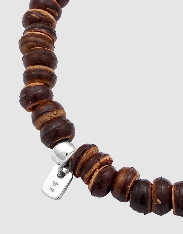 Kuzzoi - ICONIC EXCLUSIVE - Coconut Beads Bracelet in 925 Sterling Silver