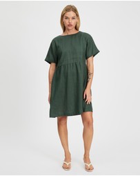 White By FTL - Zavi Linen Dress