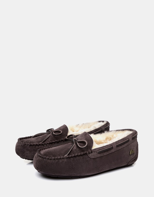 EVERAU - EverAU Ugg Miracle Moccasin Leather Upper Moccasins