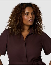 Something 4 Olivia - Orla Midi Linen Shirt Dress