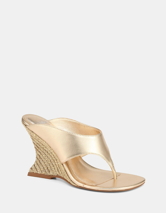 Wittner - Violet Wedges Champagne Leather