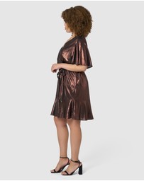 Pink Dusk by Curve Project - I Got You Mini Dress