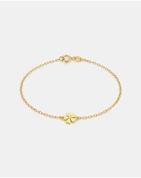 Zoe Olivia - 9K Gold Flower Bracelet