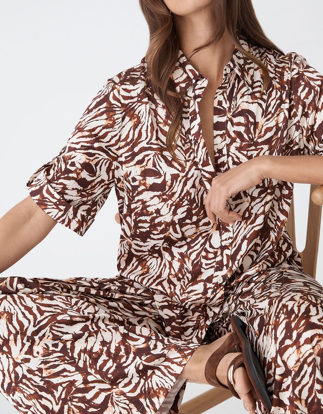 Forcast - Zuhara Roll Cuff Shirt