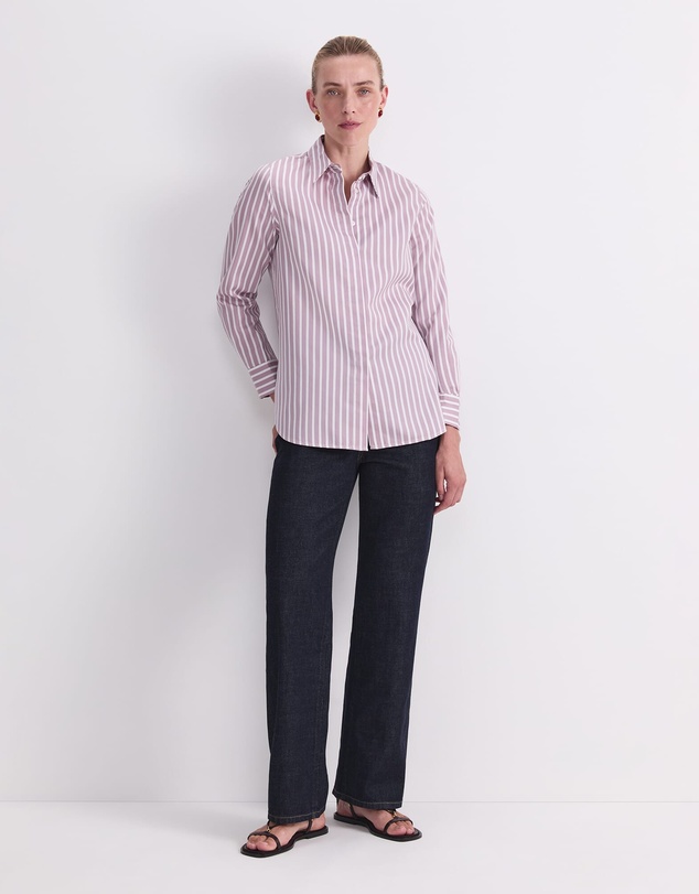 Sportscraft - Hannah Stripe Cotton Silk Shirt