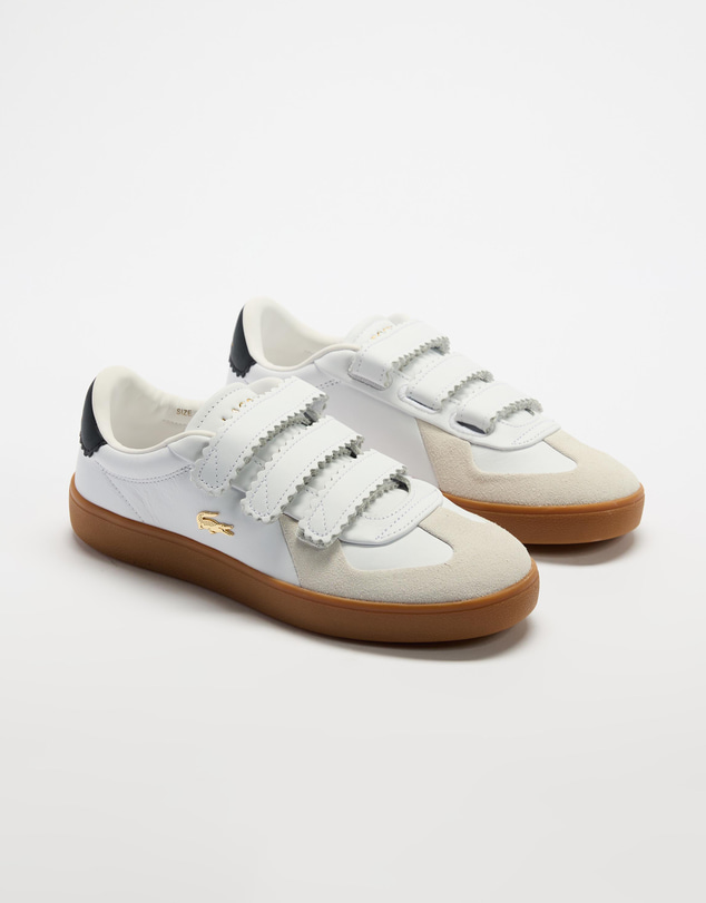 Lacoste - Baseshot Pro Strap Leather Sneakers - Women's