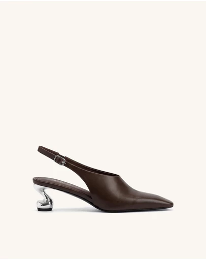 JW PEI - Hannah Sculptural Heel Slingback Pumps
