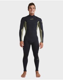 Billabong - Mens 3/2mm Absolute Natural Chest Zip Wetsuit
