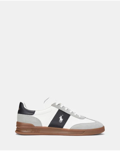 Polo Ralph Lauren - Heritage Aera Leather-Suede Sneakers - ICONIC EXCLUSIVE - Men's