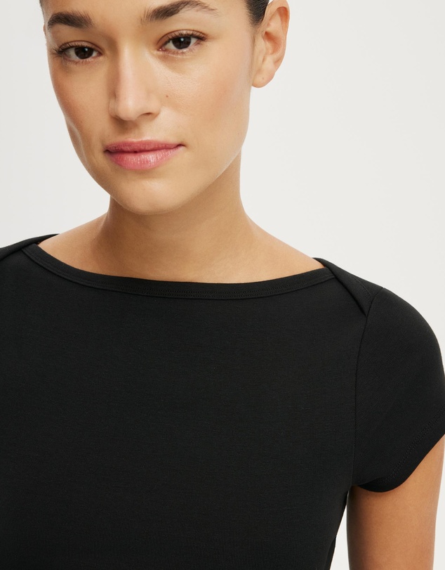 Cotton On - Boatneck Cap Sleeve Tee