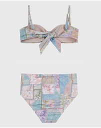 Aqua Blu Kids - Brindle Bandeau Bikini Set - Teens