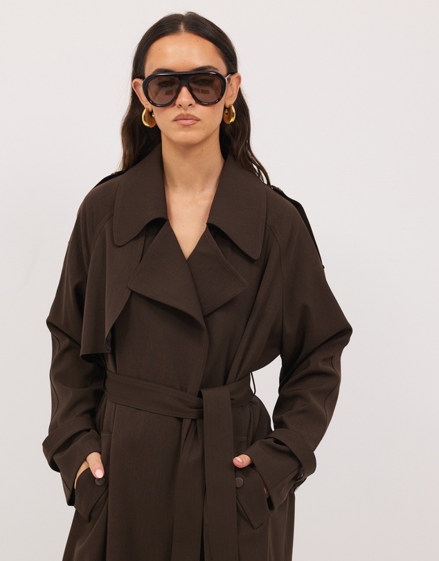 Calli - Karise Relaxed Trench Coat
