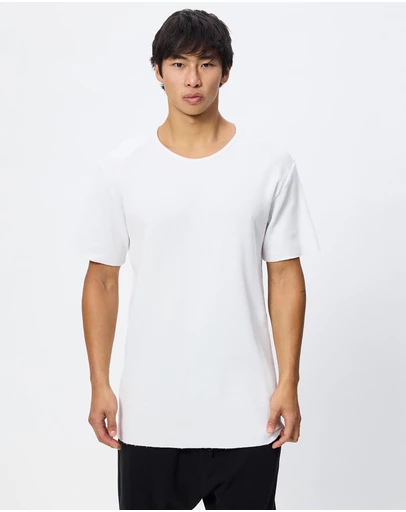 Surrounded By Ghosts - The Arsenic Relaxed Waffle Knit Long Tail T-Shirt