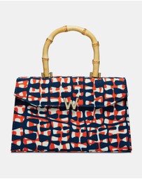 Wolf - Wolf Evie Collection Large Bag with Funky Town Print