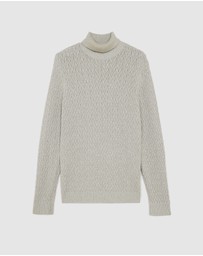 Politix - Textured Roll Neck Knit