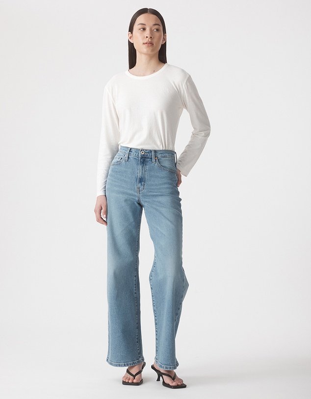 Outland Denim - Ellie High Wide Jeans
