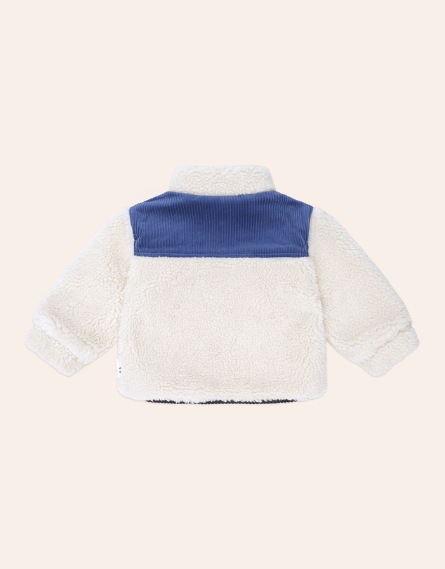 Huxbaby - Patches Cord Sherpa Jacket - Babies-Kids