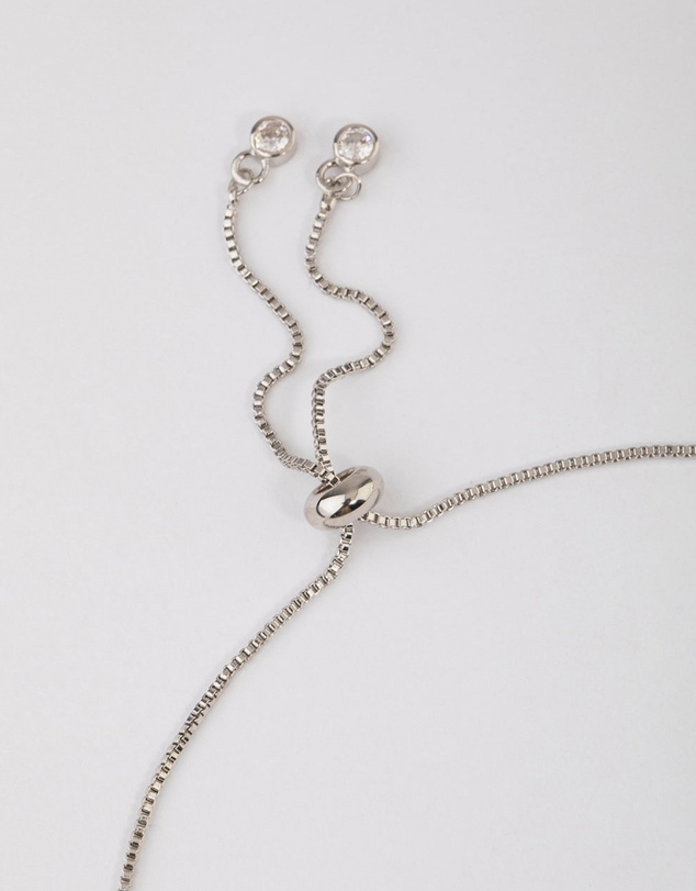 Lovisa - Silver Cup Chain Y-Neck Jewellery Set