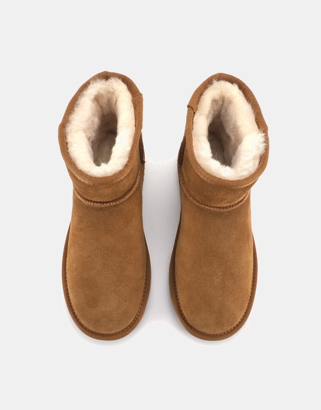 AusWooli Ugg Boots - Bondi Sheepskin Signature Short Ankle Boots