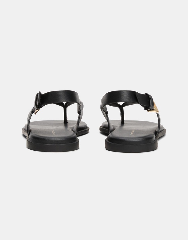 Tommy Hilfiger - Leather Color-Blocked Square Toe Sandals - Women's