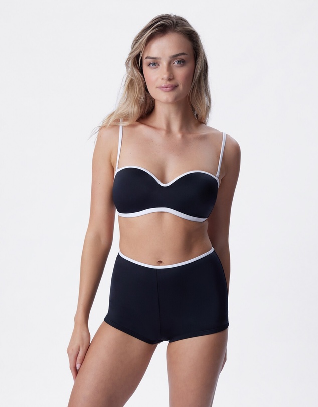 Bras N Things - Skye Wirefree Balconette Bikini Top - Black